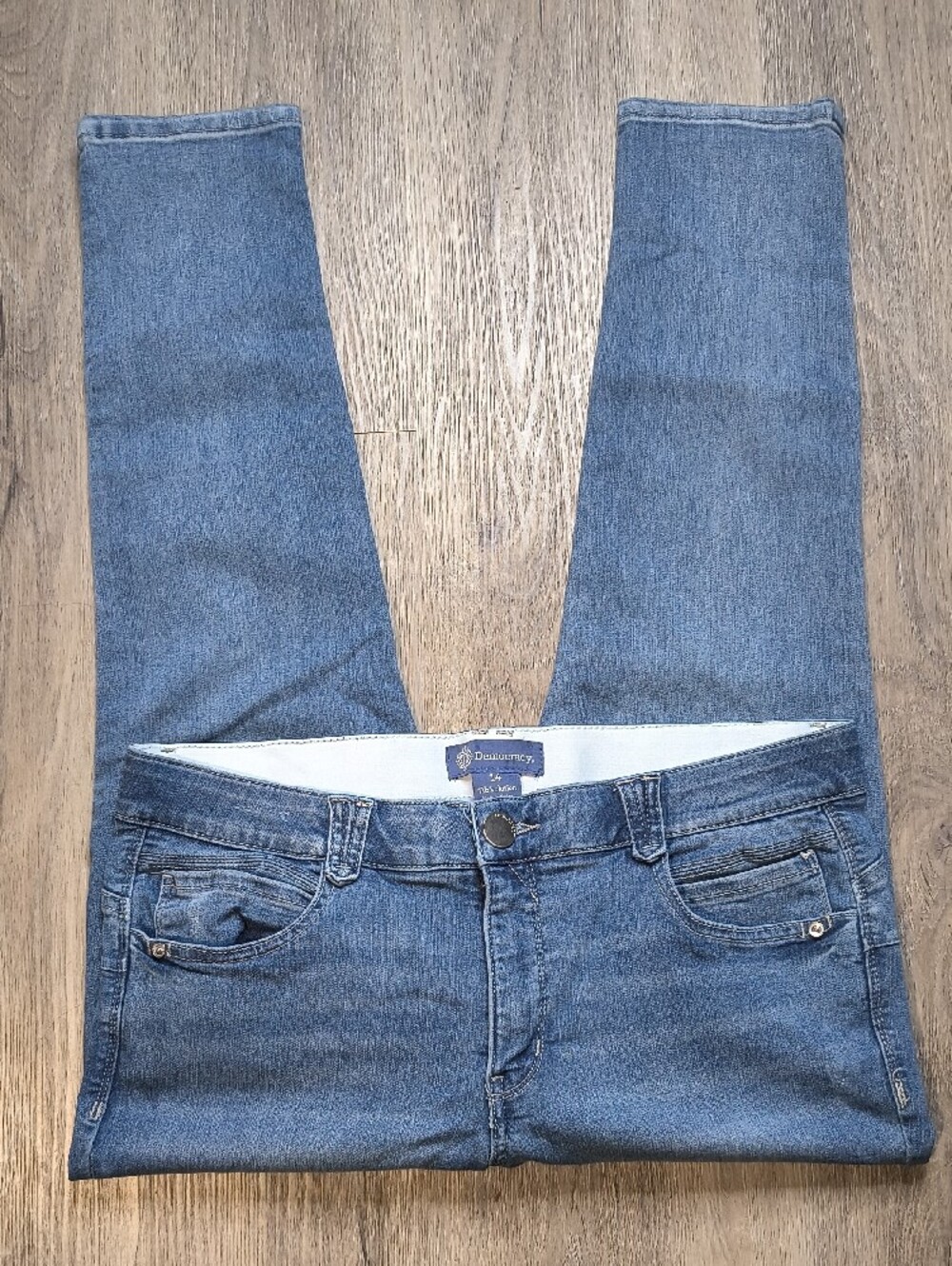 S1142 Skinny AB Technology w/26.5" Inseam👖Democracy Women's Size 14 Jeans